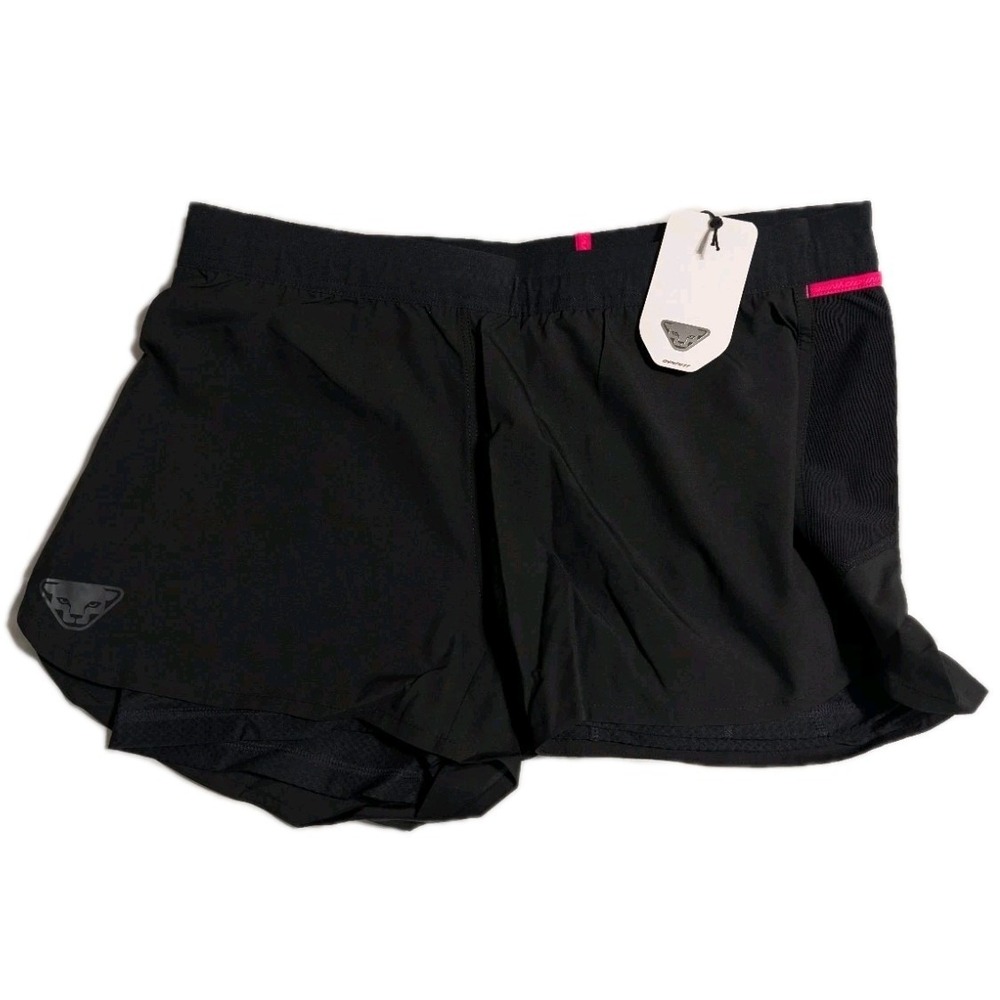 Dynafit‎ Alpine Pro 2-in-1 Running Shorts Womens Large Black Trail Running NWT